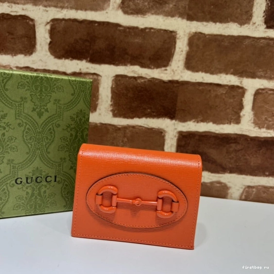 First bag ru wallet card Gucci case 1955 Horsebit 0708